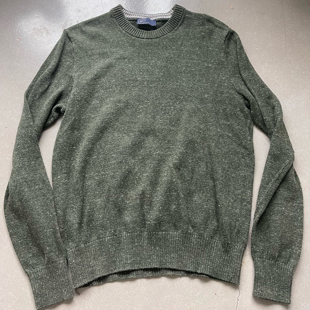 Gap Men’s Crewneck Sweater Olive
